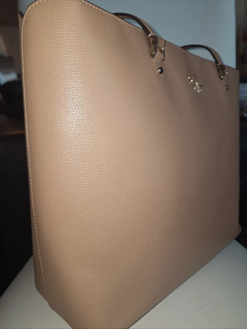 Kate Spade Tan Leather Large Tote EUC